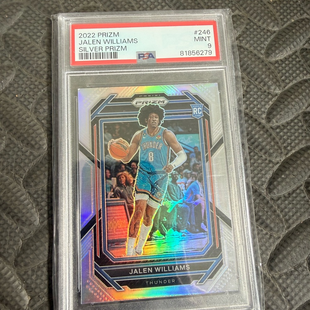 Jalen Williams PSA 9 Silver Prizm Rookie Card #246 Mint